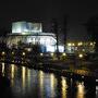 Lumières réfléchies et Opera Nova de nuit - Photo JN Ferragut 