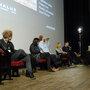 Lors du "Panavision Seminar" modéré par Benjamin B, à droite - Photo JL Vialard 