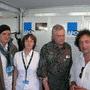 Jean-Pierre Beauviala, Caroline Champetier, Pierre-William Glenn et Beboît Chamaillard, sur le stand CST-AFC à Cannes en 2010 - Photo Jean-Noël (…) 