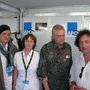 Jean-Pierre Beauviala, Caroline Champetier, Pierre-William Glenn et Beboît Chamaillard, sur le stand CST-AFC à Cannes en 2010 - Photo Jean-Noël (...) 