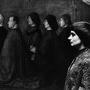 Autoportrait, à Venise, devant une peinture de Giuseppe Bellini, en 1960 - Photo Agnès Varda 
