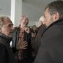 Louis Philippe Cappelle, SBC, et Patrick Leplat (Panavision Alga), en conversation avec Michel Abramowicz et Thierry Beaumel - Photo Jean-Jacques (…) 