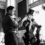 Raoul Coutard et Anouk Aimé sur le tournage de "Lola", en 1961 - British Film Institute 