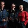 Trois des lauréats de Colour Awards - De g. à d. : Wade Odlum, Jake White, et Ana Escorse - Photo Katarzyna Średnicka 