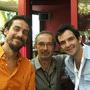 Alex Rodriguez, monteur mexicain, Rémy Chevrin et Antonio Riestra, président de l'AMC - association mexicaine des directeurs de la photo (…) 