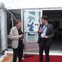 Christian Guillon, vice-président de la CST, et Marc Aarts, Business Segment Director de Barco, lors du Rendez-vous de midi - Photo JN Ferragut - (...) 