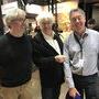 Jean Rabasse, Jean-Jacques Annaud et Jean-Marie Dreujou au Marché du CKK Jordanki - Photo Laurent Andrieux 