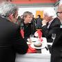 Francine Lévy, Christian Guillon et Didier Diaz sous les regards de Vincent Jeannot et Rémy Chevrin - Photo JN Ferragut 