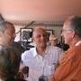 Tommaso Vergallo, Juan Eveno et Tom Stern - sur l'espace AFC-CST (Photo Nathalie d'Outreligne) 