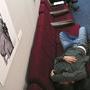 Récupération d'une petite fatigue en fin de parcours - Photo Jean-Noël Ferragut 
