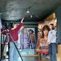 Tournage au cinéma de Feurs - Photo Isabelle Dumas 