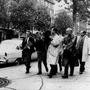 Michel Brault, au centre, sur le tournage de "Chronique d'un été", en 1960 - DR 