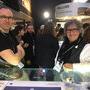 Christophe Casenave et Danys Bruyère sur le stand Zeiss - Photo Richard Andry 
