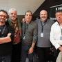 De g. à d. : Pascal Lagriffoul, Richard Andry, Marc Galerne, Patrick Leplat et Jean-Marie Dreujou - Photo Jean-Noël Ferragut 