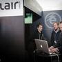 Frantz Delbecque, à droite, et Thierry Beaumel, au centre en arrière-plan - Photo Tristan Happel / AFC - Micro Salon 2014 