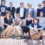 Les invités des déjeuners du "Film français" du vendredi 26 mai - Parmi les invités, Christopher Doyle, assis au sol à droite, et (…) 