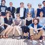 Les invités des déjeuners du "Film français" du vendredi 26 mai - Parmi les invités, Christopher Doyle, assis au sol à droite, et Nathalie (...) 