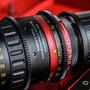 Le zoom Angénieux Optimo 45-120 mm gravé au nom de Roger Deakins - Photo Pauline Maillet 