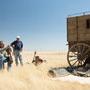 On the set of "The Homesman"directed by Tommy Lee Jones - DR 