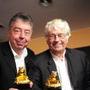 Un duo heureux d'être "grenouillé" d'or - Photo Jean-Noël Ferragut 