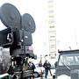 Auricon 16mm with lens turret special attachment - Photo by Jean-Noël Ferragut 
