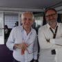 Denis Lenoir, à gauche, et Vincent Lowy au Pavillon de la CST - Photo Jean-Noël Ferragut 