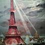 Georges Garen, Illumination de la Tour Eiffel - 1889 - Musée d'Orsay - Fonds Eiffel Paris 