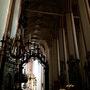 ... Sous la voûte en croisée d'ogives de l'église gothique de la Vierge-Marie (XIVe siècle) - Photo Jean-Noël Ferragut 