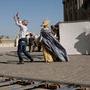 Romain Winding during the shooting of "Farewell, My Queen" by Benoît Jacquot in 2011 - Photo by Carole Béthuel, PFA 