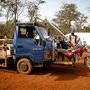 Voiture travelling - Fabrication sur place par Stéphane Boulay (ETC) 