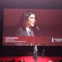 Le directrice de la photographie Laura Merians lors de son intervention - Photo Jean-Marie Dreujou 