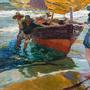 Joaquín Sorolla, "Le Retour de pêche", 1904 - Musei di Nervi, Raccolte Frugone - Photo Armando Pastorino 