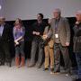 Igor Klebanov, Evgenia Alexandrova, Mihail Krishman, Viviane Mikhalkov, Pierre-William Glenn et Alexandre Ilkhovski lors de la Carte blanche à la (…) 