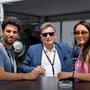 Baptiste Heynemann, Angelo Cosimano et Myriam Guedjali, trois des âmes de la CST et de son stand - Photo Alain Curvelier 