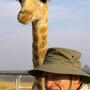 Jean-Jacques Bouhon sur le tournage de "La Balades des éléphants", de Mario Andreacchio, en Afrique de Sud en 2005 