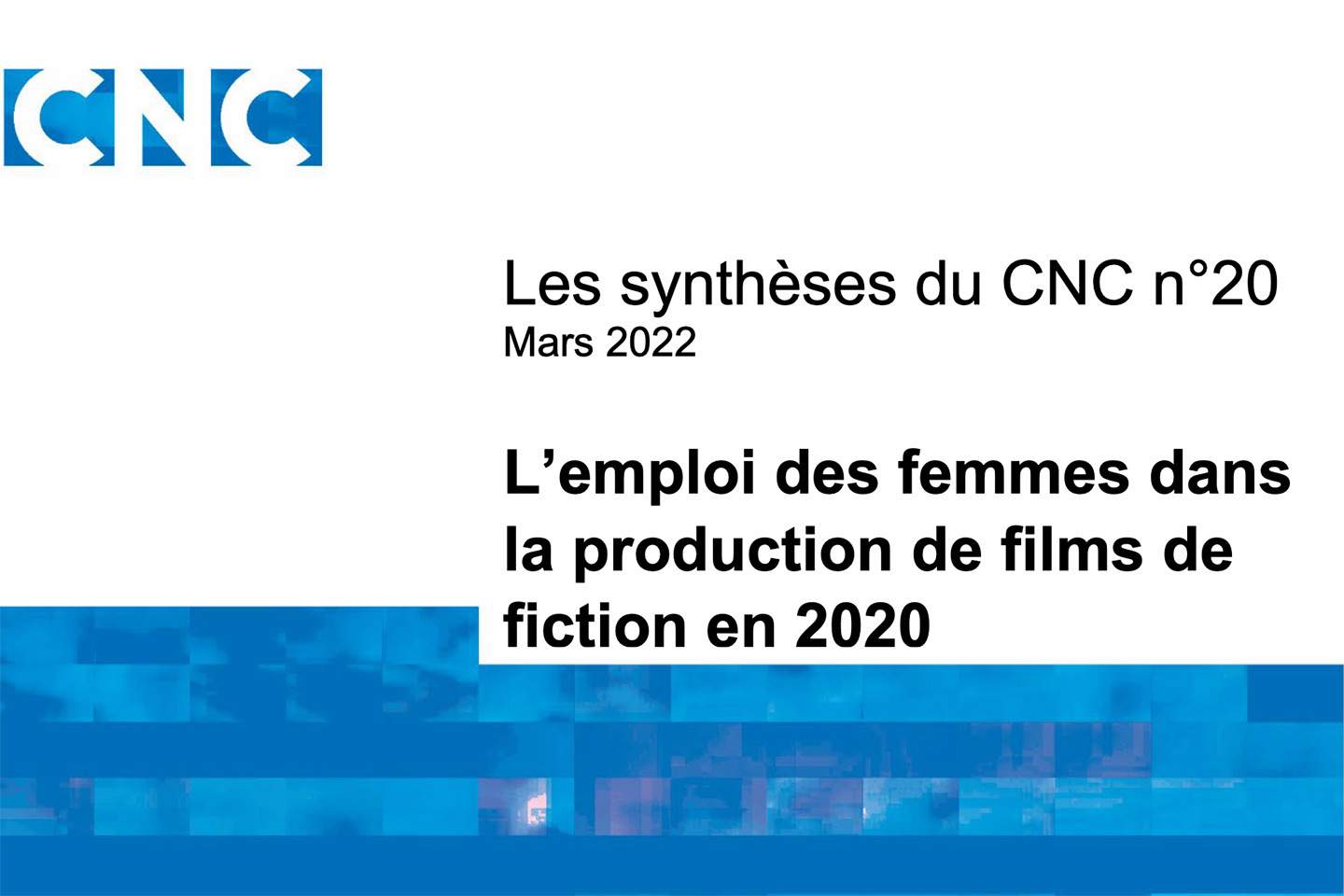 L'emploi des femmes dans la production de films de fiction en 2020
