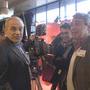 Alain Boutillot, à droite, avec Jacques Durand et Davy Terzian (Thales Angénieux) - Photo Pauline Maillet - © AFC 