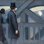 Gustave Caillebotte (1848 - 1894) "Le Pont de l'Europe" ("On the Pont de l'Europe") 1876-1877, - Huile sur toile, (…) 