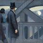 Gustave Caillebotte (1848 - 1894) "Le Pont de l'Europe" ("On the Pont de l'Europe") 1876-1877, - Huile sur toile, (...) 