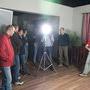Robert Fraisse, un projecteur K 5600, et des participants à la Master Class - Photo RSC 