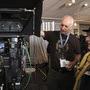 Philippe Bordelais et Alain Derobe sur le stand Emit - Photo Lubomir Bakchev - AFC 