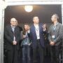 Denis Rouden, AFC, Alain Coiffier, Natasza Chroscicki, Bob Beitcher, Panavision, Rémy Chevrin, AFC, Serge Hoarau, Panavision à Cannes 2008 - Photo (...) 
