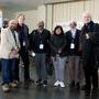 De g. à d. : Govind Nihalani, Marc Koninkcx, Ravi K Chandran, Savita Singh, Sunny Joseph, Richard Andry - Photo Romain Mathieu 