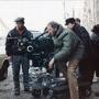 Sur le tournage de "Mafia rouge", place Rouge à Moscou, en 1990 - Michel Sibra, à l'œilleton de la caméra, et, derrière lui, (...) 