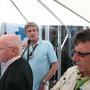 Olivier Duval, entre Denis Auboyer et Angelo Cosimano - Photo JN Ferragut 