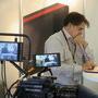 Les moniteurs Transvideo Rainbow HD et Starlite HD en avant-plan de Jacques Delacoux - Photo Vincent Jeannot 