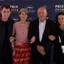 Le jury du Prix CST de l'Artiste-Technicien - De g. à d. : Simon Depardon, Laëtitia Masson, Jean Minondo, Chloé Cambournac - Photo Jean-Noël (...) 