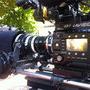 Caméra Sony F55 "panavisée" équipée d'un zoom Angénieux 25-250 mm 