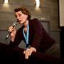 Caroline Champetier accueille les DP européens lors de la Carte blanche à Imago dans la salle Jean Renoir - Photo Pauline Maillet - © AFC 