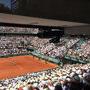 Rail Speedtrack suspendu avec tête Pee-Pod à Roland Garros - Photo ACS France 